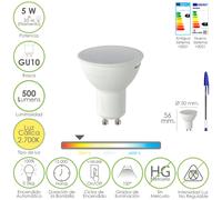 Maurer bombilla led dicroica rosca gu10. 5 watt. equivale a 30 watt. 5