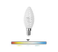 Maurer Bombilla LED Filamento Vela E14 Esmerilada 4,5W (equiv. 35W) 470 lm Luz neutra 4000K