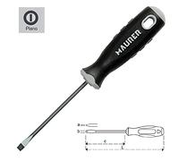 MAURER - Destornillador Estampado 1,0x5,5x125 mm.