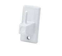 Maurer – Gancho visillo/cortina adhesivo blanco – Blister 2 piezas
