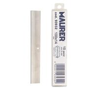 MAURER Hoja Reccambio Rascador Mango Metálico Maurer 10cm (10 piezas)