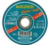 Maurer - Muela abrasiva para corte multifunción, medida 115 x 1 mm, orificio 22,23 mm
