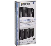 Maurer Plus - Destornillador Torx Serie 7 uds S2 Maurer Plus - Paquete de blíster