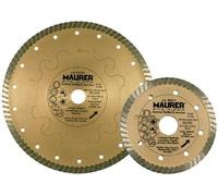 Maurer Plus - Disco diamantado con corona Turbo/S, 230 x 2,8 x 10 mm, orificio de 22 mm