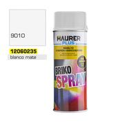 Maurer - spray pintura blanco mate 400 ml.