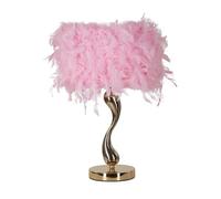 Mauro Ferretti Lámpara de mesa Cart rosa, metal y plástico, rosa y blanco, 25 x 47 cm