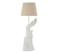 Mauro Ferretti Lámpara de mesa Life Ø 35 x 93, poliresina, blanco, 93 x 35 x 35 cm