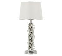 Mauro Ferretti Lámpara de mesa Silver Flower cm Ø 35x74