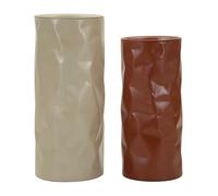 Mauro Ferretti Mesas Nuremberg Par Ø 30 x 70-27 x 60 Metal Red/White