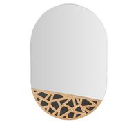 Mauro Ferretti, panel decorativo de pared, modelo Carv, 60x5,3x90 cm, color natural