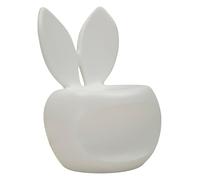 Mauro Ferretti Silla Bunny blanca de polietileno, 79 x 57 x 55 cm