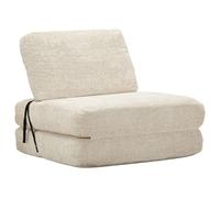 Mauro Ferretti Sillón / cama Faster blanco de esponja y poliéster 80 x 100 x 80 cm