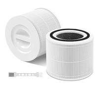 MAUXpIAO Filtro de repuesto Core 300 compatible con purificadores de aire LEVOIT Core 300 y Core 300S, sistema de filtración 3 en 1 con HEPA verdadero y carbón activado, elimina hasta el 99,98% de los