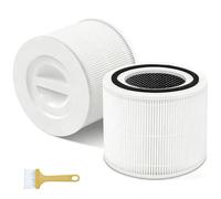 MAUXpIAO Paquete de 2 Filtros de Repuesto Core 300 Compatibles con Purificadores de Aire LEVOIT Core 300 y Core 300S, Filtro HEPA H13 3 en 1 con Carbón Activado de Alta iltro Core 300-RF
