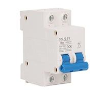 Mavaol 2P Mini DC disyuntor 4kA Icu 6kV Uimp Disparo rápido Solar PV pequeño disyuntor DC500V (6A)