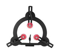 Mavaol Soporte redondo ajustable de 3 puntos para torno oscilante de 12 pulgadas, torneado de madera