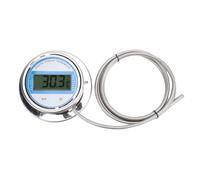 Mavaol Termómetro digital con sonda roscada de 2 m, medidor de temperatura de acero inoxidable para cocina, tubería de estufa, uso industrial de 50 a 200 ℃