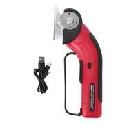 Mavaol-tijeras eléctricas inalámbricas, luz LED multifuncional, cortador de alfombras de tela rotativo eléctrico recargable, autoafilable