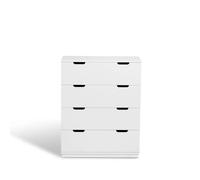 Mavis Cómoda Aoko de 4 cajones Lacado blanco