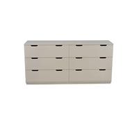 Mavis Cómoda Aoko doble 6 cajones Beige