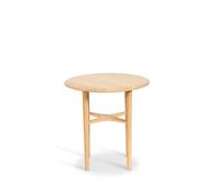Mavis Mesita auxiliar Crest Roble blanqueado con laca transparente