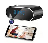 MAVIUS Cámara Oculta en Reloj, Cámara Espía Oculta con Wi-Fi 5G | Mini Cámara Oculta con WiFi de 120°, Visión Nocturna, Detección de Movimiento y Grabación en Bucle, Vista de la Aplicación