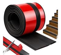 mawmuaw Perfil autoadhesivo para bordes de escaleras, 1,2 m, 50 x 25 mm