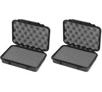 MAX Cases - MAX002S.079 - Maleta hermética con Espuma pre-Cortada a cubetas - Dimensiones internas 212 x 140 x 47 mm (Paquete de 2)