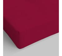 Max Color Sàbana con angulos de 25cm, Burdeos, 1 plaza y media
