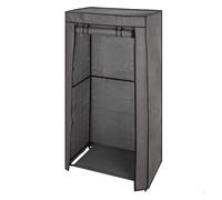 Max home armario ropero tela 1 barra para perchas 70x44x148 cm gris 44 cm