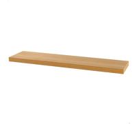 Max Home - Estantes flotantes de pared, peso máximo soportado 5 kg, con soportes triangulares metálicos, flotante, balda efecto madera, decoración, cocina, estante baño, estantes para libros