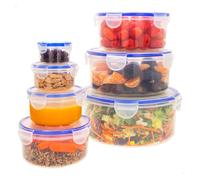 Max home pack 7 recipientes herméticos plástico 0,08 a 3,6l