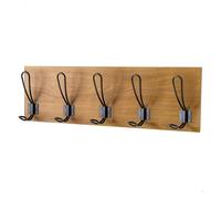 Max home perchero pared madera 5 ganchos 47x7x15 cm 7 cm