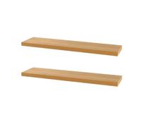 Max home set 2 estantes pared madera 60x23x4 cm 60 cm