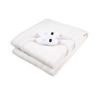 Max Star Calienta Camas Electrico Doble 160 x 140cm 3 Niveles de Calor 60W Proteccion sobre-Calentamiento Apto para Lavadoras Cubre Colchon Manta Electrica Grande (Doble 160 x 140cm)