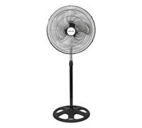 Max Star Ventilador de Pie 18" Potente 70 W Oscilante 3 Velocidades Altura Ajustable 110-130 cm Alta Velocidad Rejilla de Metal Motor Silencio Facil Limpieza