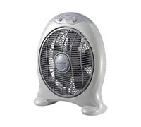 Max Star - Ventilador de Sobremesa 12" MS-1224 Potente 40W, Temporizador, Silencioso, Rejilla Protectora, 3 Velocidades, Anti-Vuelco, Portátil, Ventilación, Hogar, Oficina, Habitación