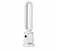 Max Star - Ventilador de Torre sin Aspas 50W con Pantalla LED de Temperatura, Silencioso con Mando a Distancia, 3 Velocidades, Oscilación 80°, Temporizador 12H, 85 cm de Altura para Hogar y Oficina