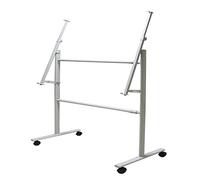 MAXHID Soporte De Pizarra Rodante Grande, Estante De Soporte De Pizarra Móvil De Borrado En Seco De Ángulo Ajustable, Se Adapta A Pizarra Tamaño Máximo 120x240cm