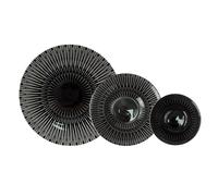 MAXHOME - Juego de vajilla 12 piezas - Vajilla moderna de cerámica con cuenco 15 cm, ensaladera 20 cm y plato llano 26,5 cm - Ideal para mesa diaria, cenas y cocina - 3 estilos disponibles