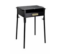 MAXHOME-Parrilla BBQ de Hierro Artesanal 40x34x62 cm - Ideal para Jardín y Exteriores