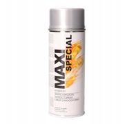 Maxi Color Pintura en aerosol de alta temperatura, pintura para horno, 400 ml, resistente al calor, alta temperatura (800 °C, plata)