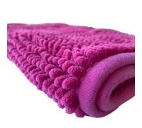Maxia Market - Alfombrilla de baño Antideslizante de Microfibra Extra Suave, Antideslizante, Extra Absorvente, Lavable a Máquina 45 x 75 cm Fuchsia
