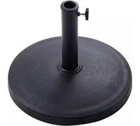 Maxia Market - Base para sombrilla, Base de Sombrilla, Pie para Parasol Gris de Cemento, de 47x47x5 cm y Ø41 cm para sobrilla para el jardin, 15kg y 20kg