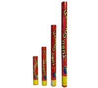 Maxia Market Cañón de confeti Tubo Confetti para fiesta celebraciones multicolor metal metalico 27 - 77 cm