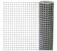 Maxia Market - Valla de Malla metálica de alambre para gallinero jardín, protección contra ratas, ratones y serpientes, malla de metal flexible, rollo de valla de alambre galvanizado