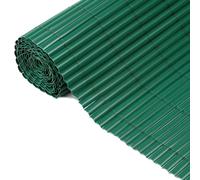 Maxia Market - Valla De Ocultación Cañizo PVC Verde 1000 G/m2, 19 mm, para Jardín, Balcón o Terraza