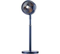 Maxia market - Ventilador de pie circulador de aire 75W con oscilación automática, altura regulable hasta 100 cm y compartimento para aceites esenciales, diseño compacto de 10 pulgadas (25.4 cm) para