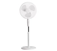 Maxia Market - Ventilador de pie suelo eléctrico 16 pulgadas, 55W, 3 velocidades, antirruido, giratorio oscilante 90 grados