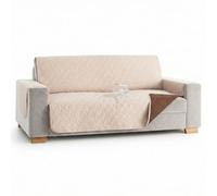 MAXIFUNDAS | Cubre sofá Dry Protect | Color Beige | 2 Plazas | Repelente de Líquidos | Acolchado y Reversible | Funda Protectora Antimanchas | Apto para Mascotas